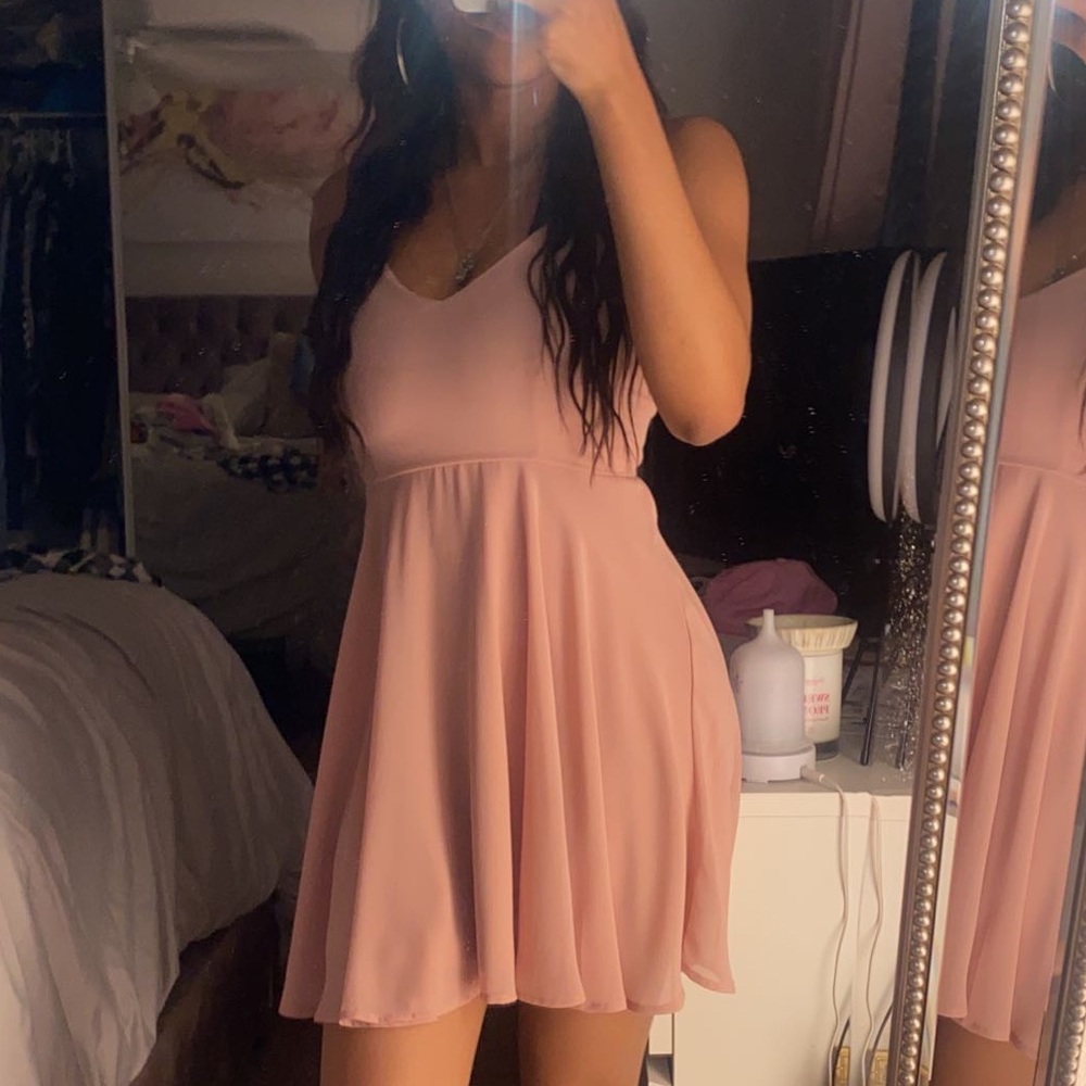 Blush Mini Dress